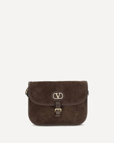 Borsa a Tracolla Antibes in suede - MARRONE | Base Blu
