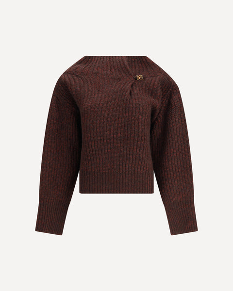 トップス DRIES VAN NOTEN :Alpaca wool shaggy knit Dries Van Noten Alpaca and wool-blend cardigan Dries Van Noten