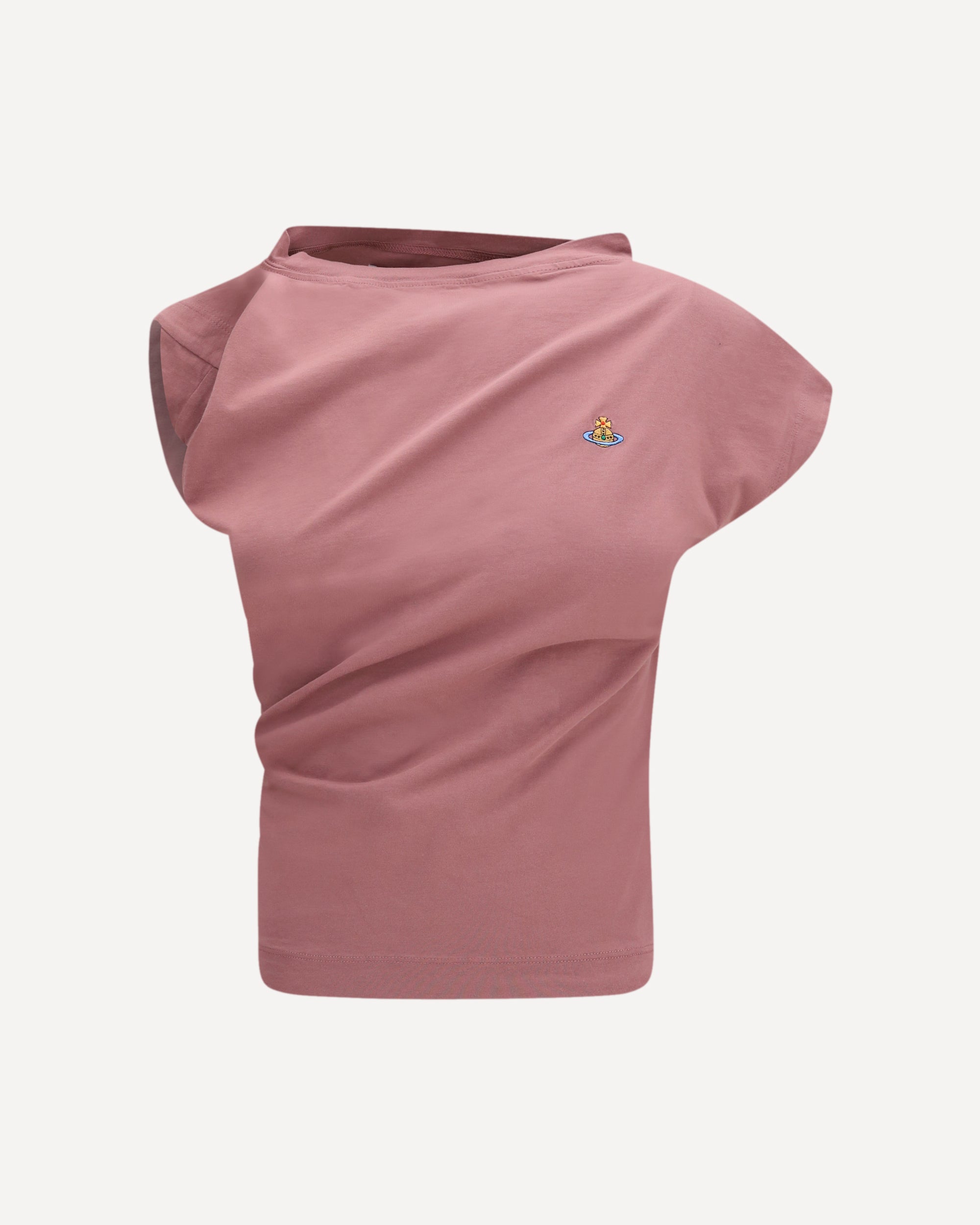 VIVIENNE WESTWOOD Draped Top Hebo PINK | Base Blu