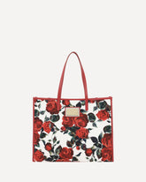 Floral print Tote Bag - RED | Base Blu