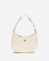 Half Moon Baby Shoulder Bag - WHITE | Base Blu