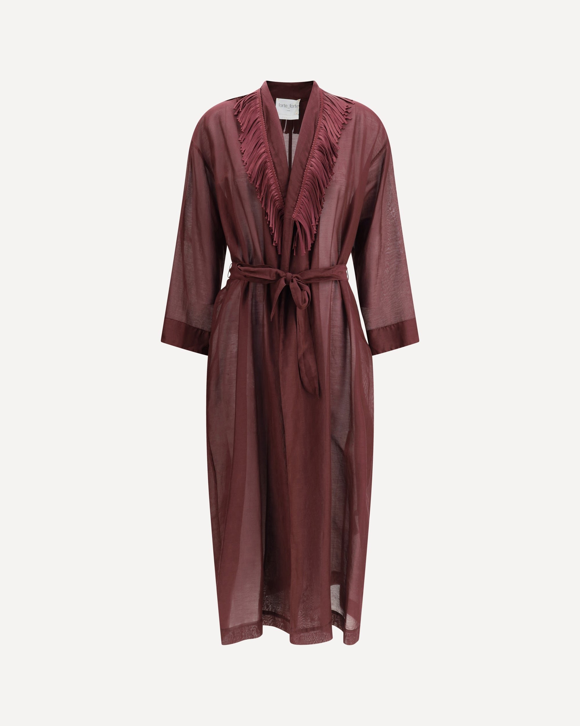 Fringed long Robe