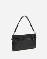 Borsa a Spalla in pelle - NERO | Base Blu