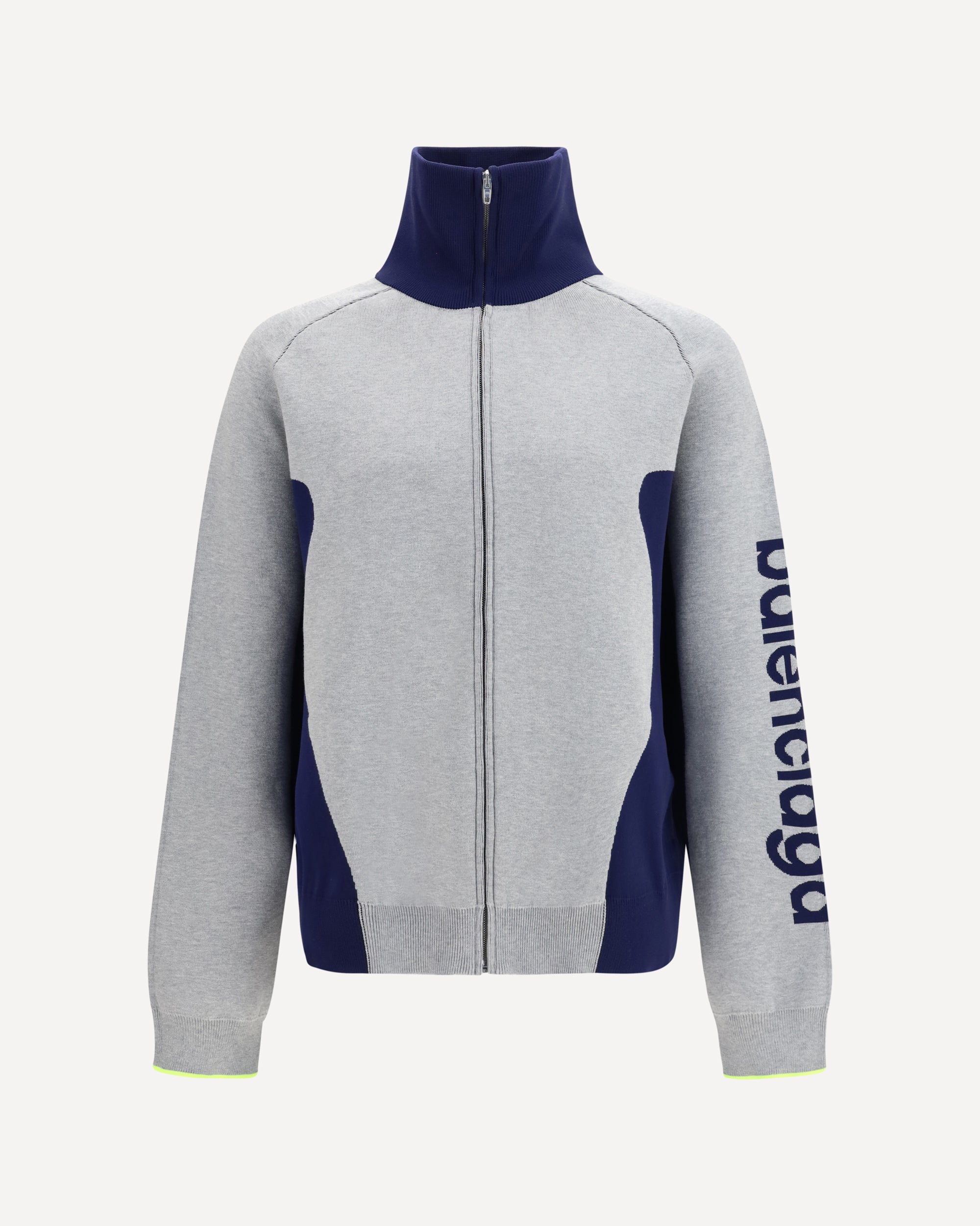 BALENCIAGA Bodys zip knit Sweater GREY | Base Blu
