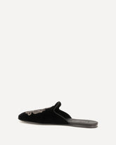 Velvet Slippers - BLACK | Base Blu