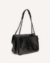 Niki Tripouch Shoulder Bag - BLACK | Base Blu