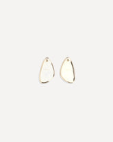 Orecchini in cristallo dorato martellato - ORO | Base Blu