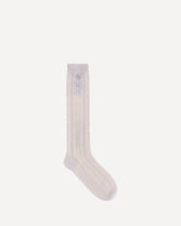 Cotton crochet Socks - CREAM | Base Blu