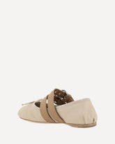 Ballerinas with ankle strap - BEIGE | Base Blu