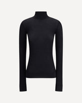Turtleneck Sweater - BLACK | Base Blu