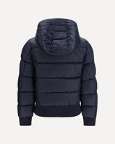 Mariah Hooded Down Jacket - BLUE | Base Blu
