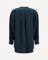 Blusa con collo lavallière - BLU | Base Blu