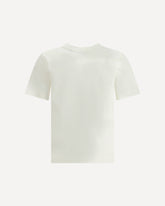 Cotton T-shirt with drawn EKD - WHITE | Base Blu