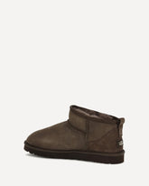 Stivaletti Classic Ultra Mini in suede - MARRONE | Base Blu