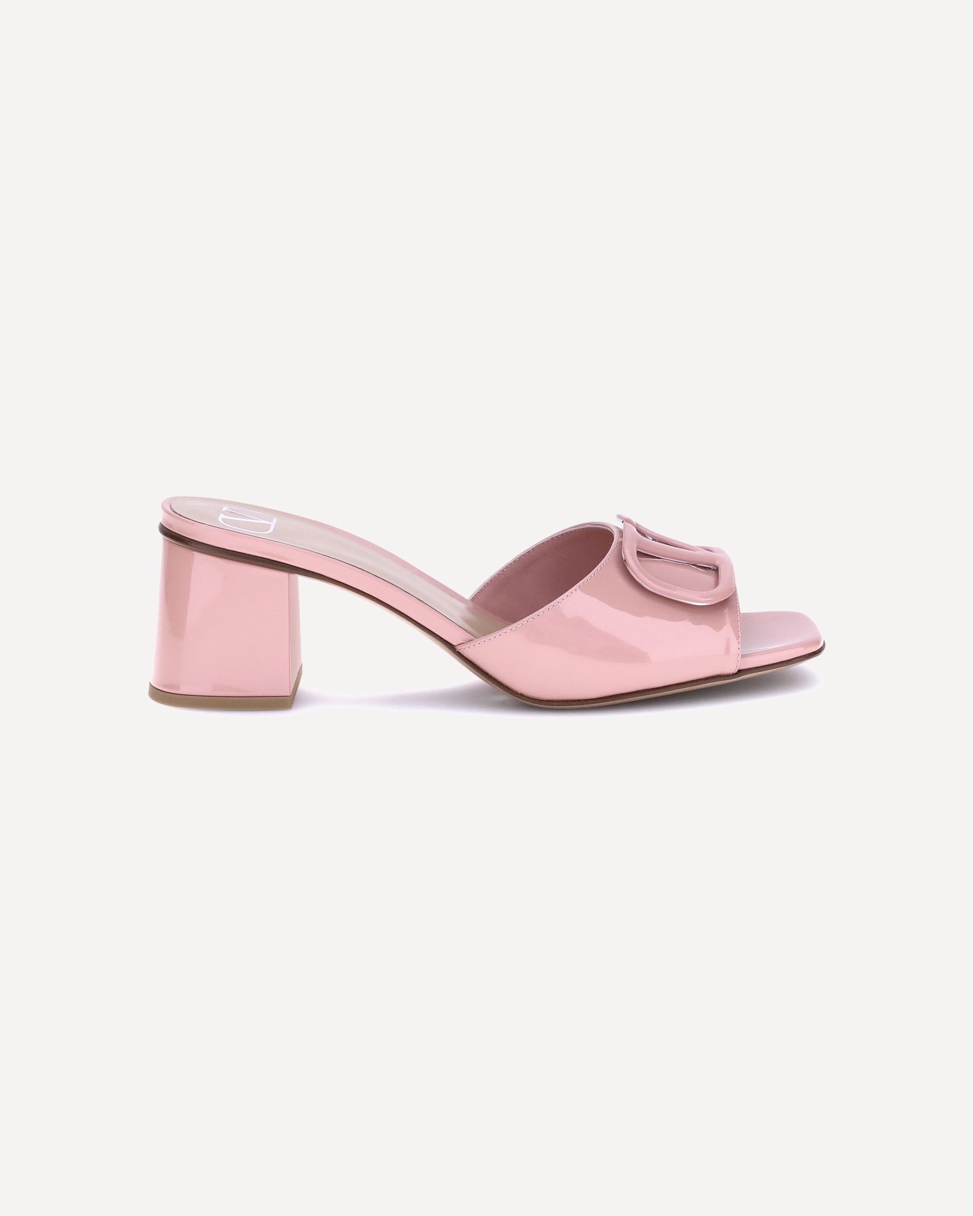 VALENTINO GARAVANI Vlogo slide Sandals PINK | Base Blu VALENTINO GARAVANI Vlogo slide Sandals PINK | Base Blu