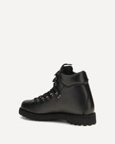 Roccia leather lace-up Booties - BLACK | Base Blu