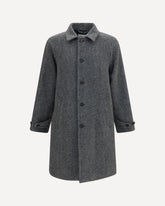 Vittorio Coat in pure virgin wool - GREY | Base Blu