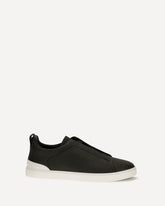 Triple Stich Sneakers - BLACK | Base Blu