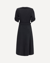 Long jersey Dress - BLACK | Base Blu