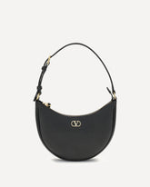 Mini VLogo Hobo Shoulder Bag - BLACK | Base Blu