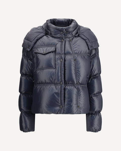 モンクレールPERICLASEライトダウンネイビーブルー2 MONCLER（モンクレール） ダウンジャケット ワンポイントロゴ 2