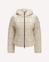 Lightweight Iceberg quilted Down Jacket - CREAM | Base Blu