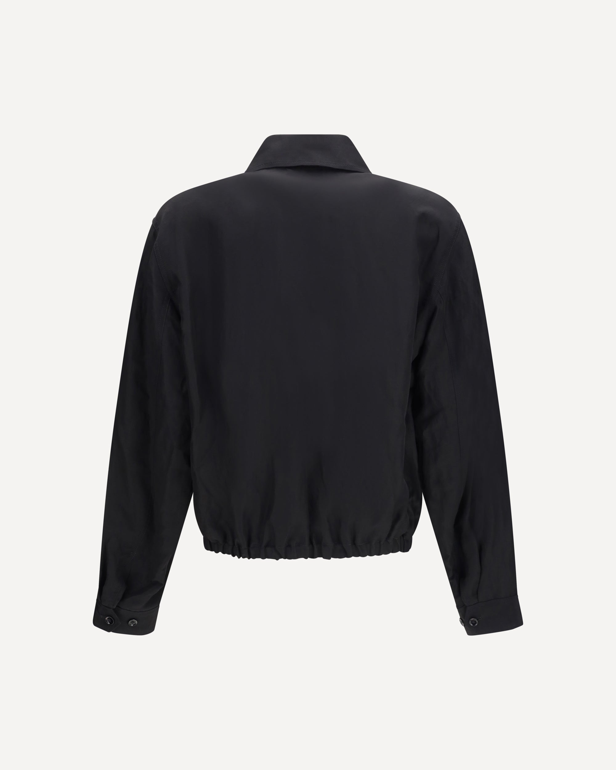 LEMAIRE Linen Jacket BLACK | Base Blu