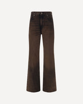 Wide-leg Jeans - BROWN | Base Blu