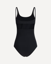 One piece Swimsuit with a cut-out detail - BLACK | Base Blu