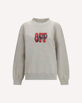 Off College crewneck Sweatshirt - GREY | Base Blu