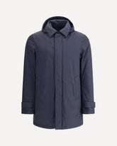 Hooded Down Jacket - BLUE | Base Blu