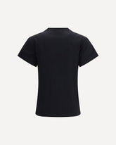 Sabella T-shirt in cotton - BLACK | Base Blu