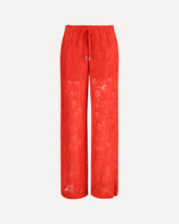 Sheer Trousers - RED | Base Blu