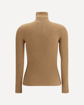 Ribbed long-sleeve T-shirt - BEIGE | Base Blu