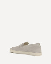 Suede Loafers - BEIGE | Base Blu