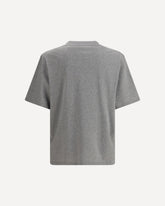 T-shirt con logo Anagram sul petto con un motivo triangolare con un solo occhio - GRIGIO | Base Blu