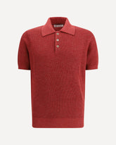 Cotton Polo Sweater - RED | Base Blu