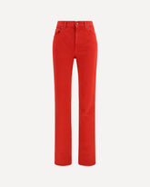 Cotton denim Pants - RED | Base Blu