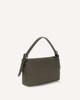 Borsa a Spalla Baguette® 26424 in canvas - VERDE | Base Blu