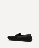 Suede Loafers - BLACK | Base Blu