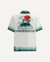 Montagne Ondulée Shirt - WHITE | Base Blu