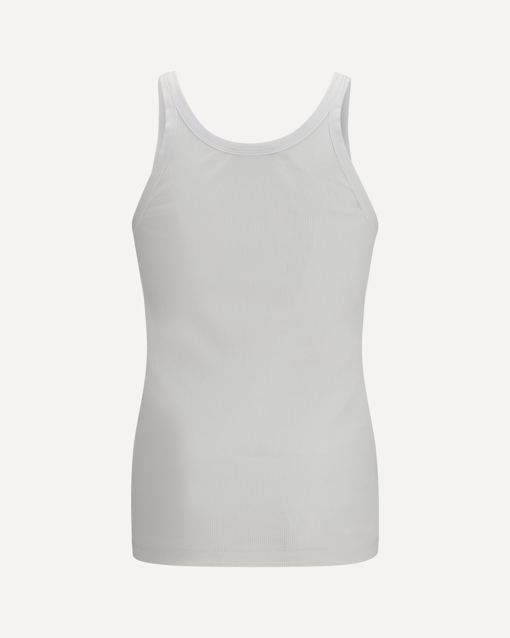 DOLCE & GABBANA Cotton printed tank Top WHITE | Base Blu