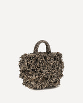 Coral raffia Handbag - KHAKI  | Base Blu