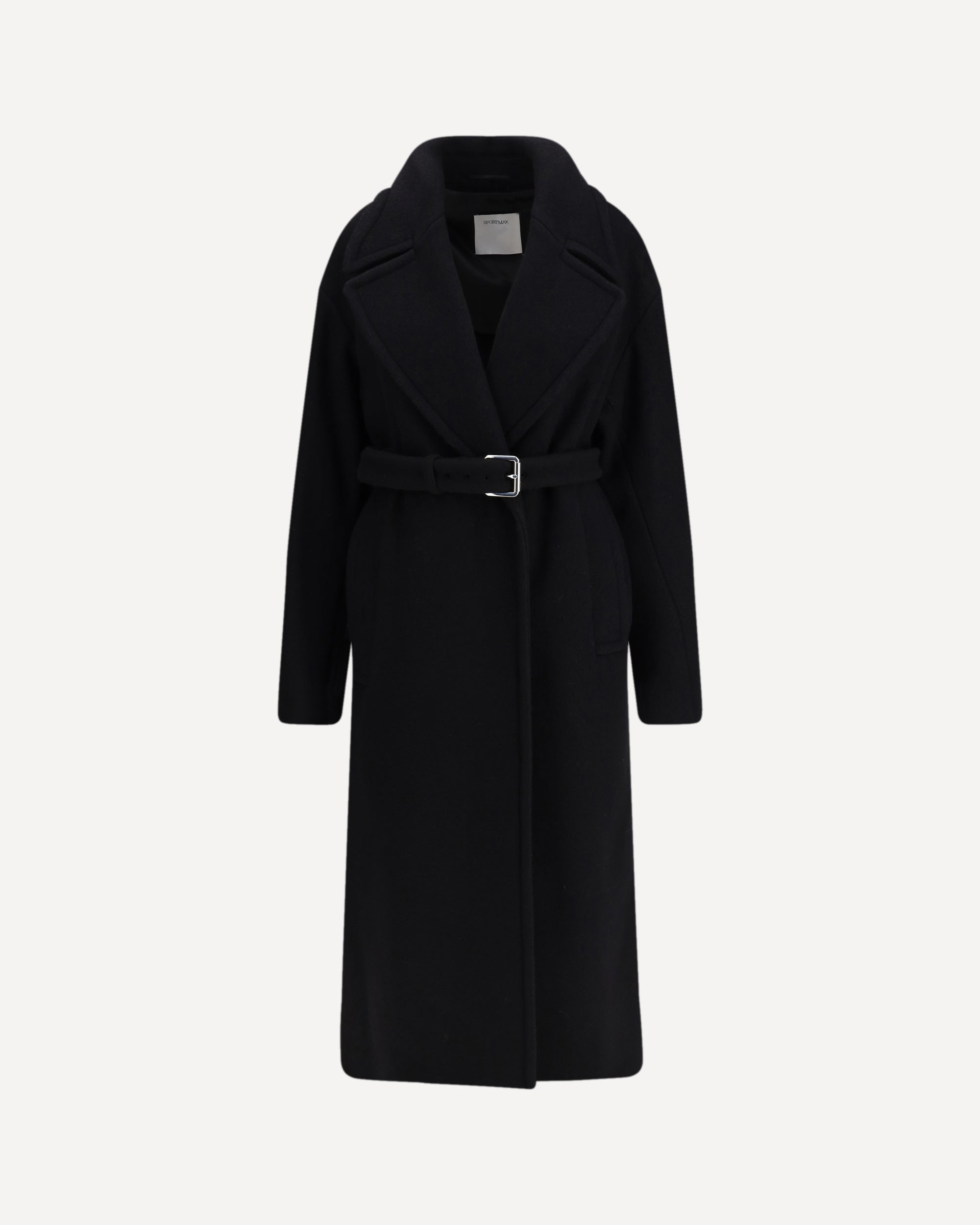 MUSE *PRIMEWOOL PONTE プルオーバー 新品 Coat in double-faced wool broadcloth, navy | Weekend Max Mara