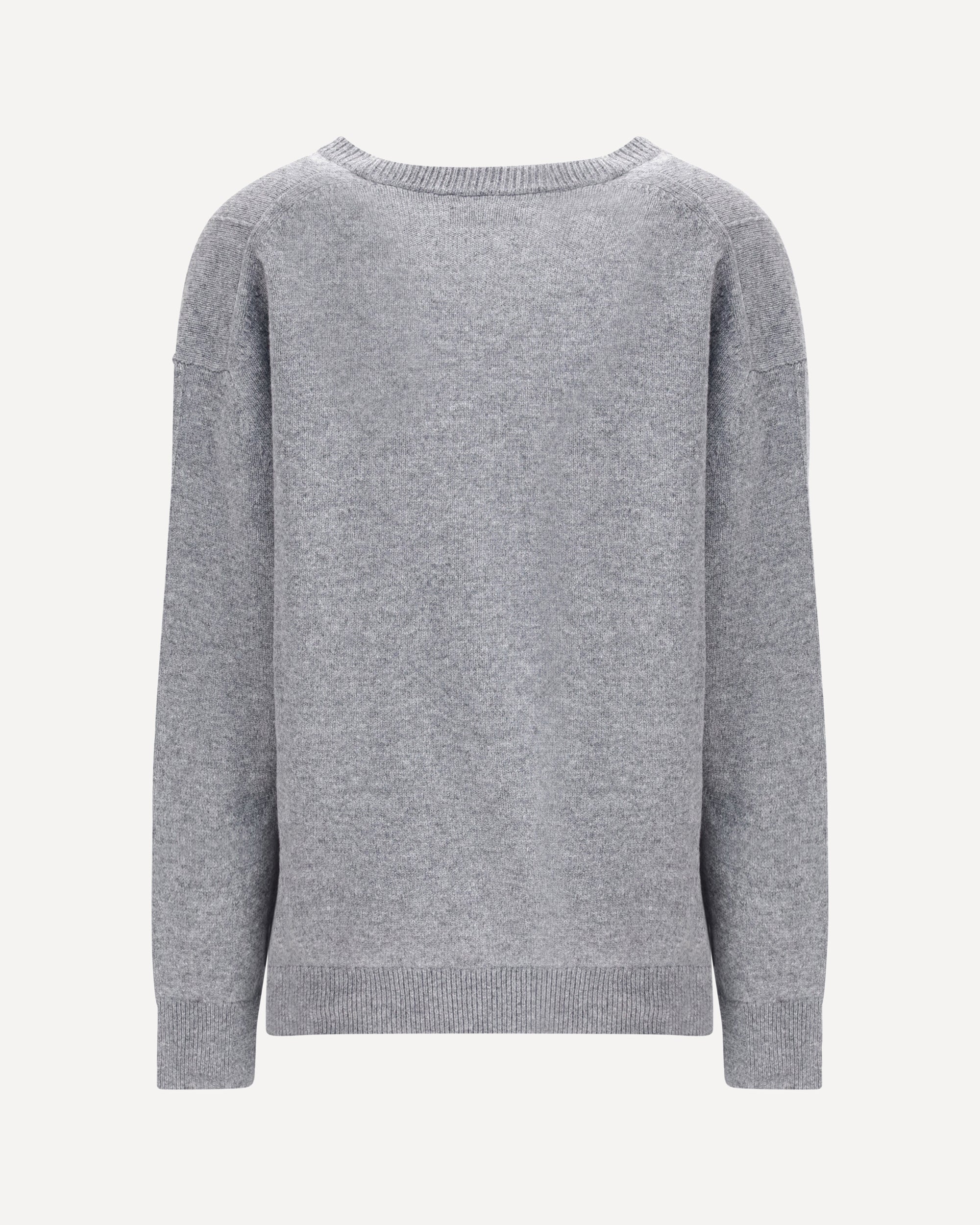 JIL SANDER V neck Sweater GREY | Base Blu