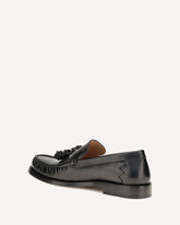 Ugo leather Loafers - BLACK | Base Blu