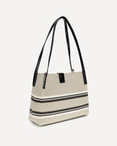 Canvas Shoulder Bag - CREAM | Base Blu