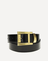 Leather Belt - BLACK | Base Blu