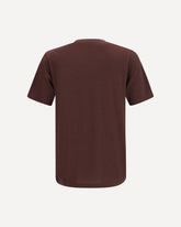 Cotton T-shirt - BROWN | Base Blu