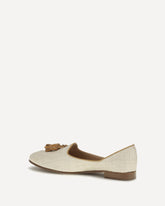 Raffia Loafers - BEIGE | Base Blu